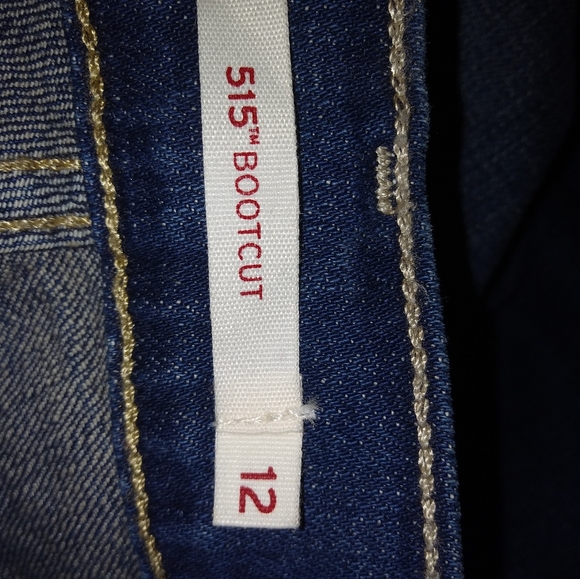 Levis 515 12 Dark Indigo Boot Cut Jeans - Picture 6 of 6